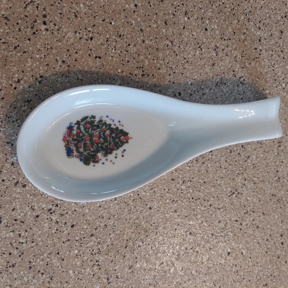 Vintage CHRISTMAS TREE SPOON rest cooking kitchen - Picture 4 of 4